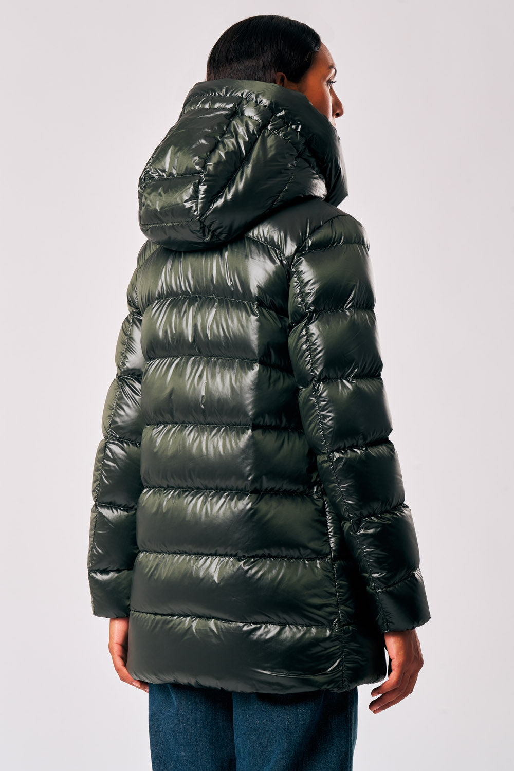BELLA 800FP LIGHT DOWN COAT WITH DETACHABLE HOOD 253CFWJI3018 N3O11D 43DXXP 3