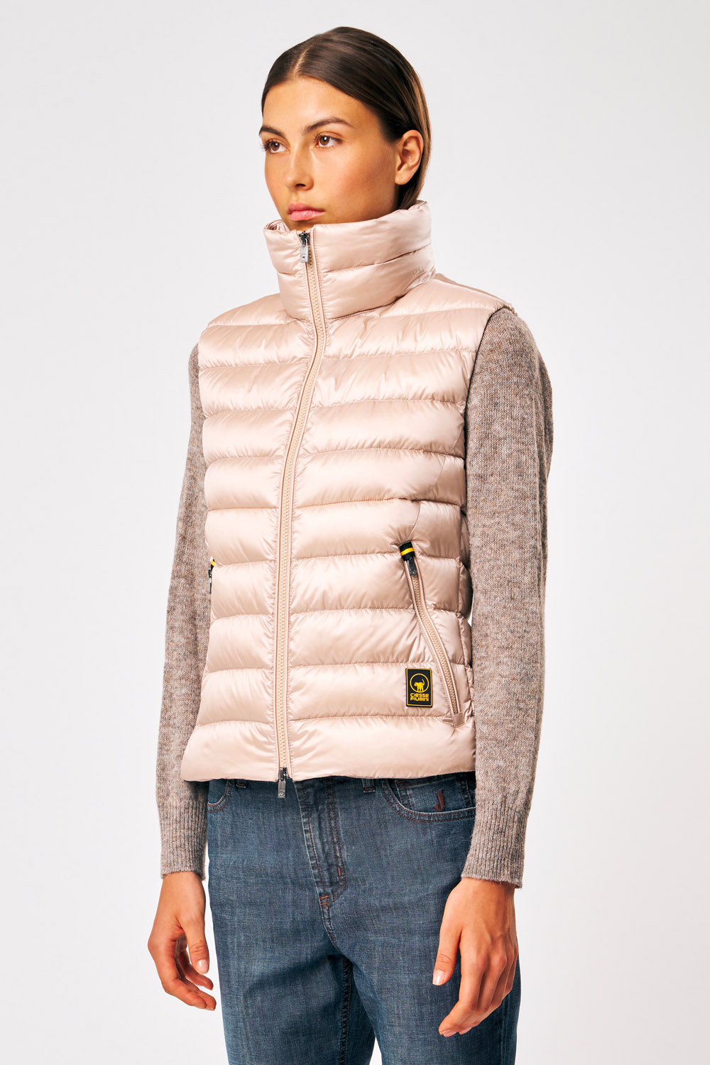 Carolina - Gilet 100 grammi da donna 800 Fill Power bianco
