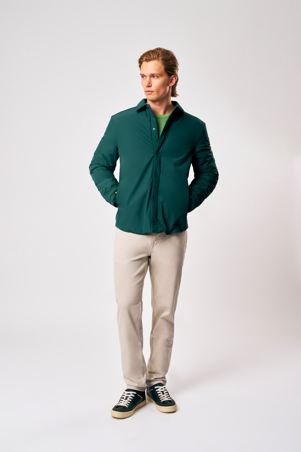 Kieran - Camicia imbottita da uomo verde