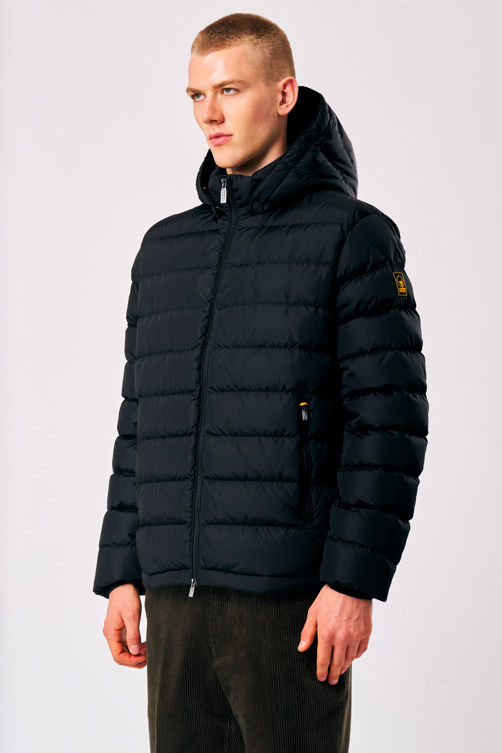 Ned 2.0 - Piumino uomo 200 grammi nero in vera piuma 800 fill power